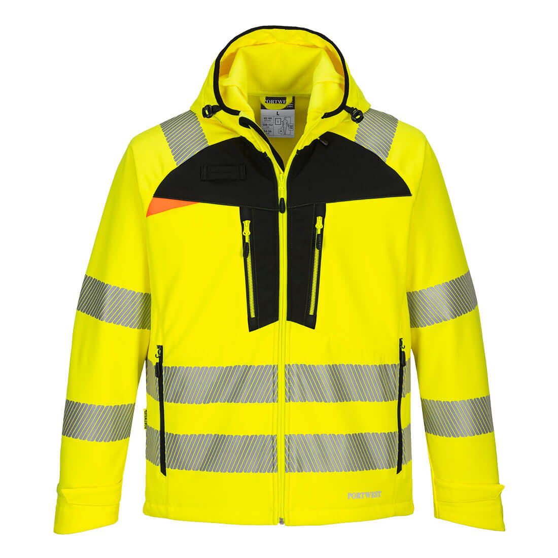 DX475YBR - Softshell DX4 de alta visibilidad (3 capas)