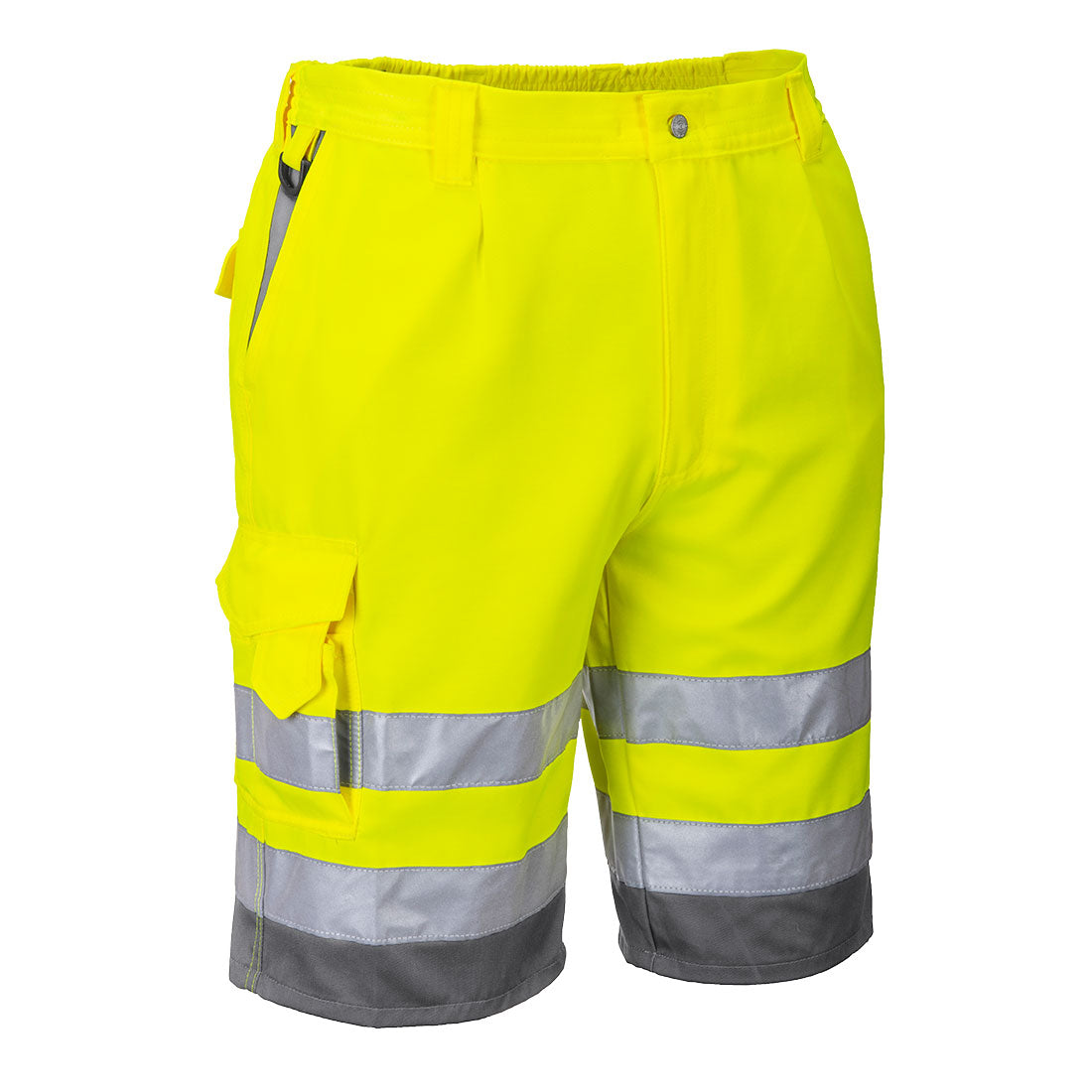 E043YGY - Bermudas de poliéster-algodón de alta visibilidad