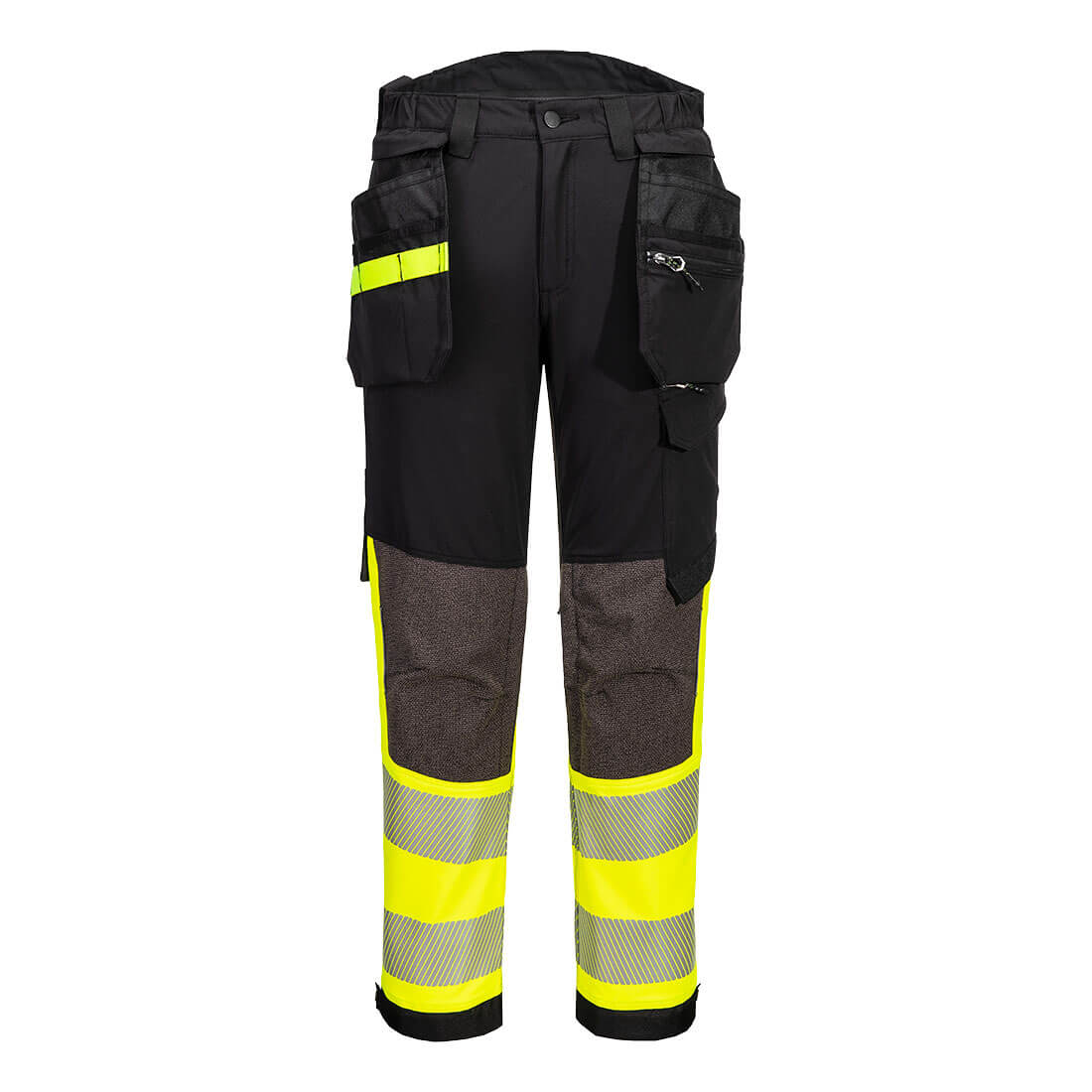 EV442YBR - EV4  Pantaloni Stretch Hi-Vis Classe 1 Holster staccabile
