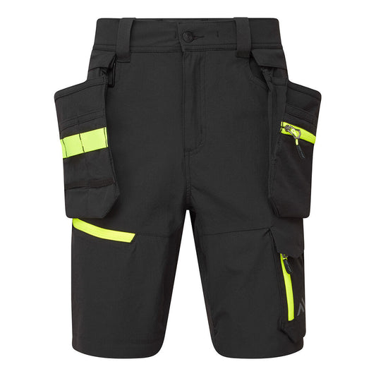 EV444BKR - EV4 Pantaloncini da lavoro leggeri con tasche porta-utensili removibili