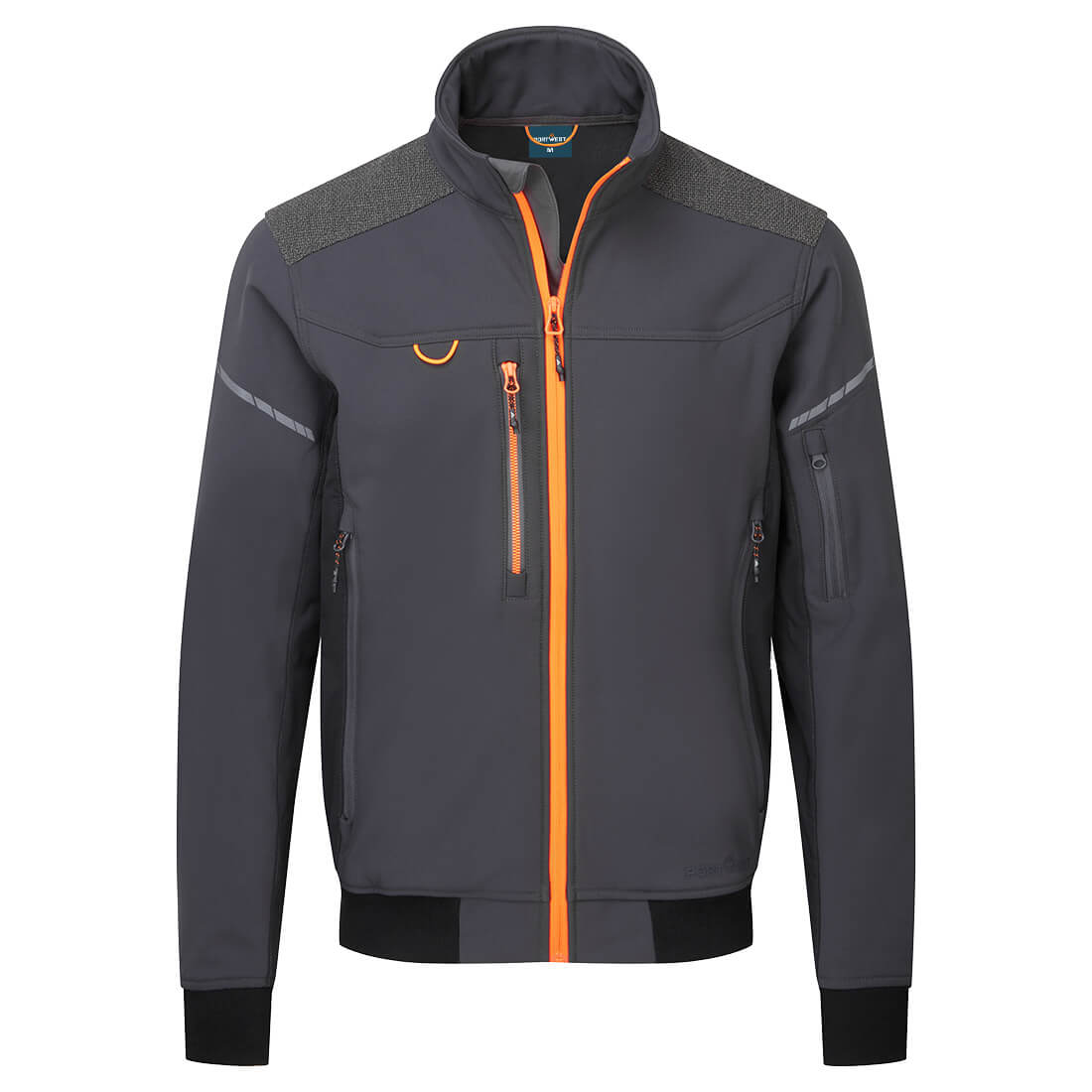 EV464MGR - Chaqueta bomber EV4 Softshell (3L)