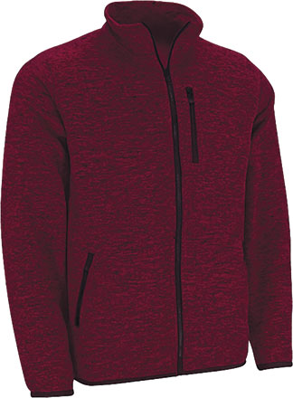 Giacca con pile interno e esterno in maglia Waterford