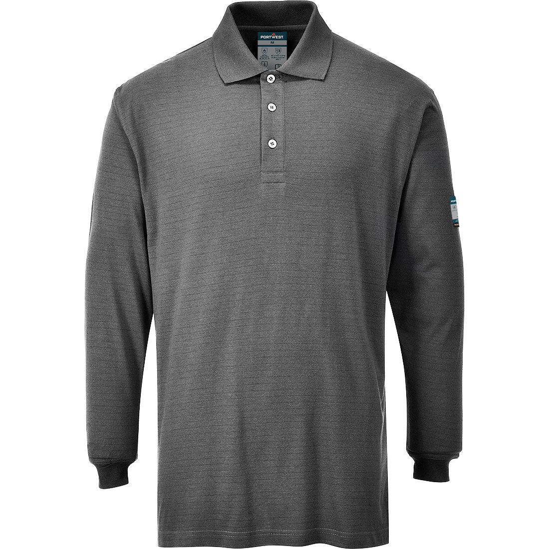 FR10GRR - Polo manica lunga FR Modaflame antistatica