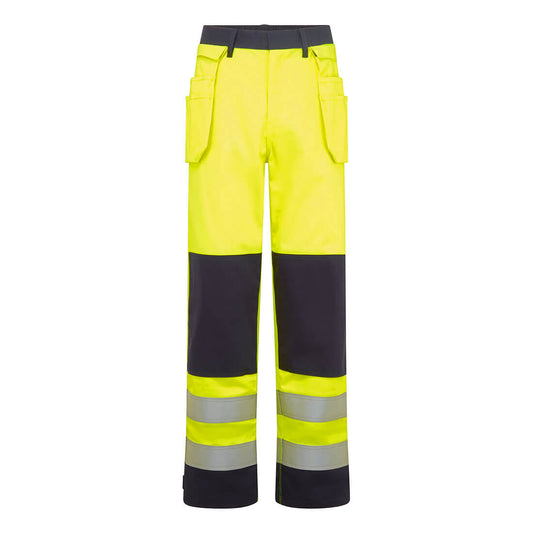 FR440YNR - Bizflame Work Hi-Vis Contrast FR Holster Trousers