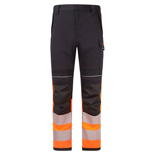 FR451OBR - PW3 Modaflame Pantaloni da lavoro Hi-Vis Classe 1 FR