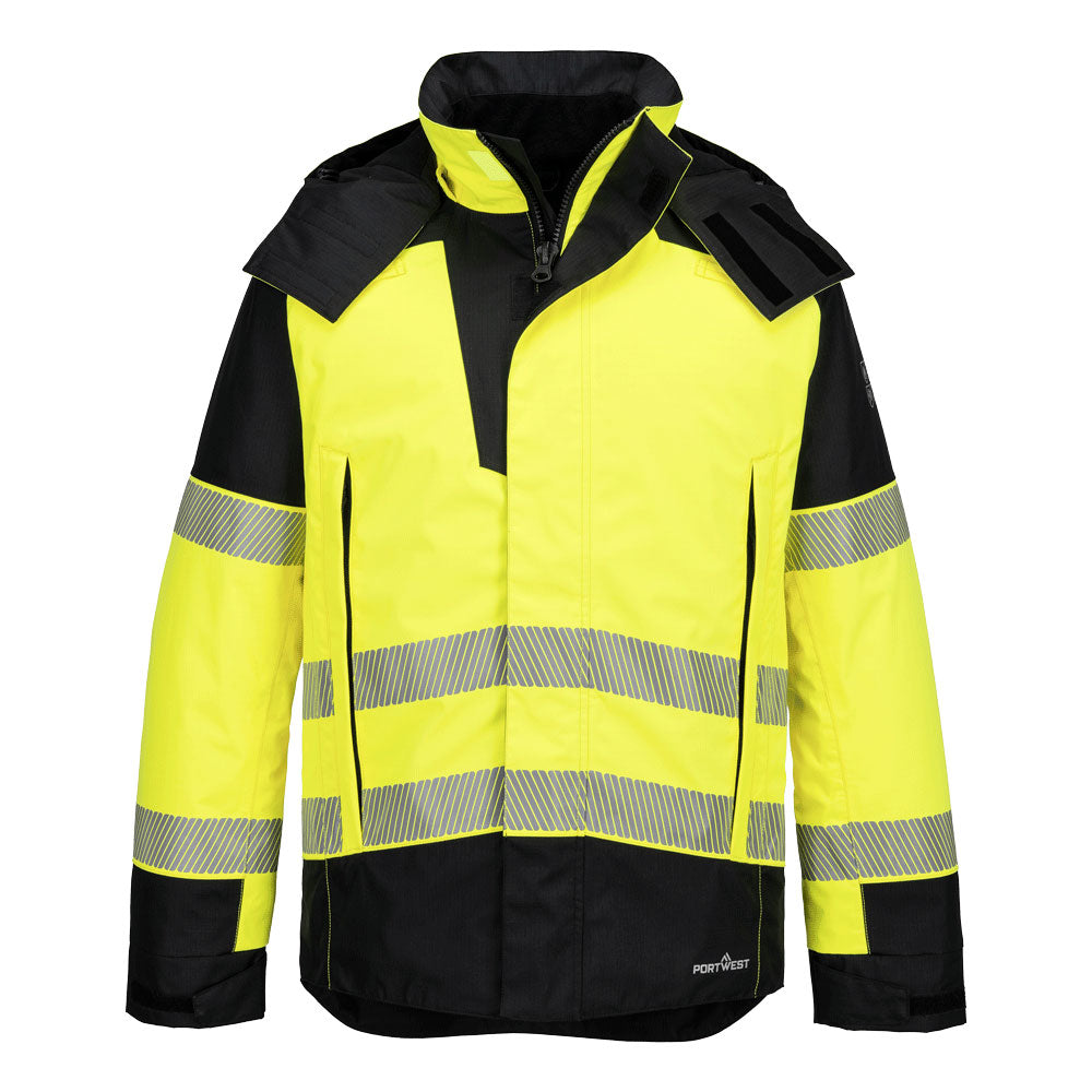 FR606YBR - PW3 Giacca invernale FR Modaflame Rain+ Hi-Vis