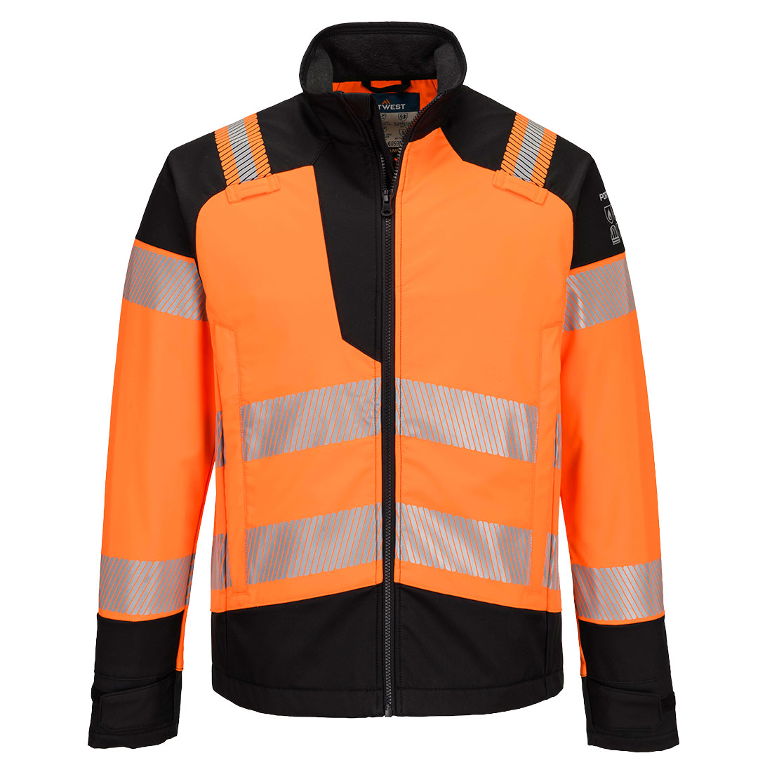 FR718OBR - PW3 Modaflame Chaqueta Softshell multinorma de alta visibilidad FR