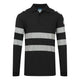 FR733BKR - Polo manica lunga PW3 FR Modaflame
