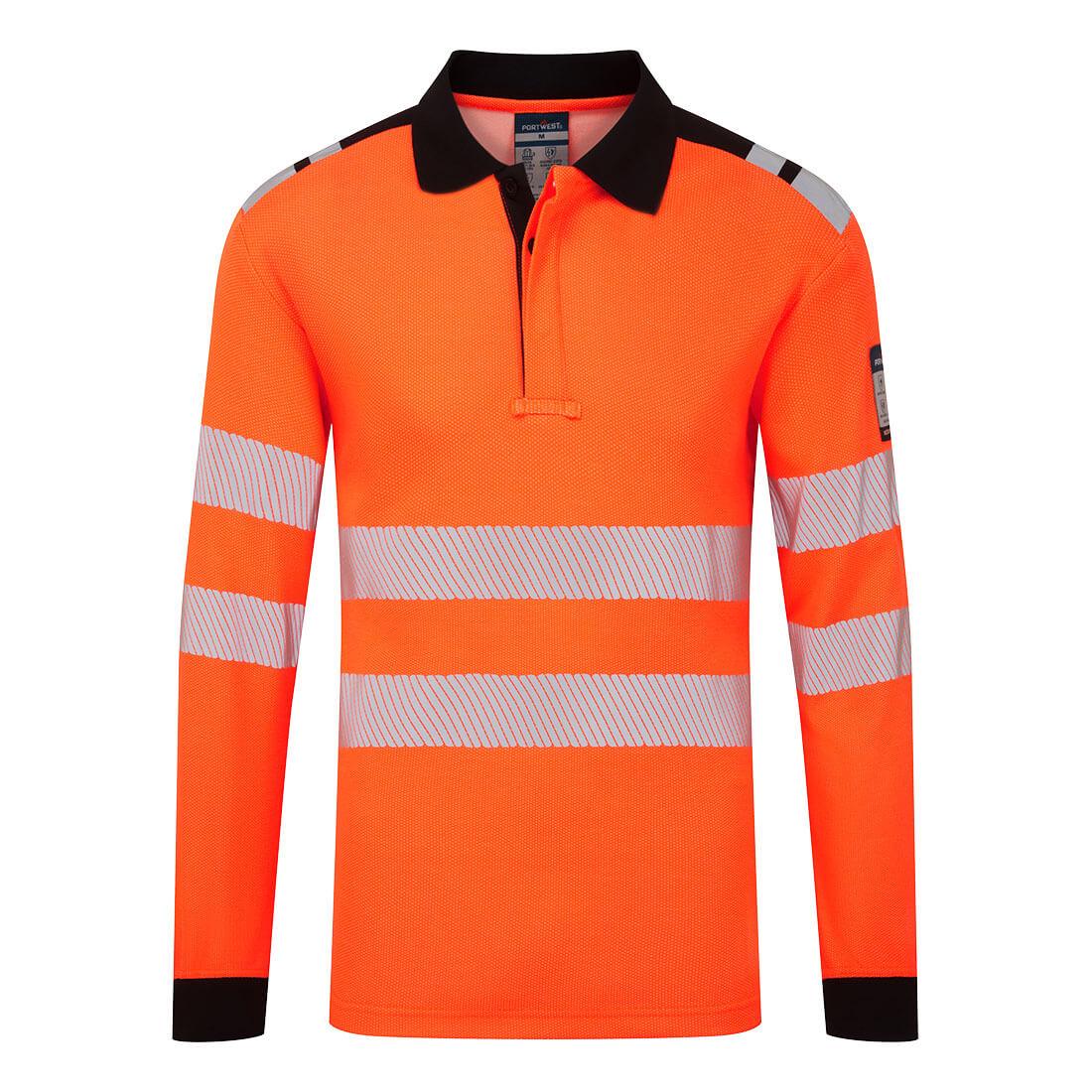 FR734OBR - PW3 Modaflame Knit HVO polo manga larga