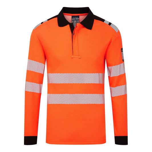 FR734OBR - Polo manica lunga PW3 Modaflame Knit HVO