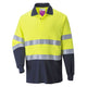 FR74YNR - Polo bicolore FR Modaflame Anti Statica