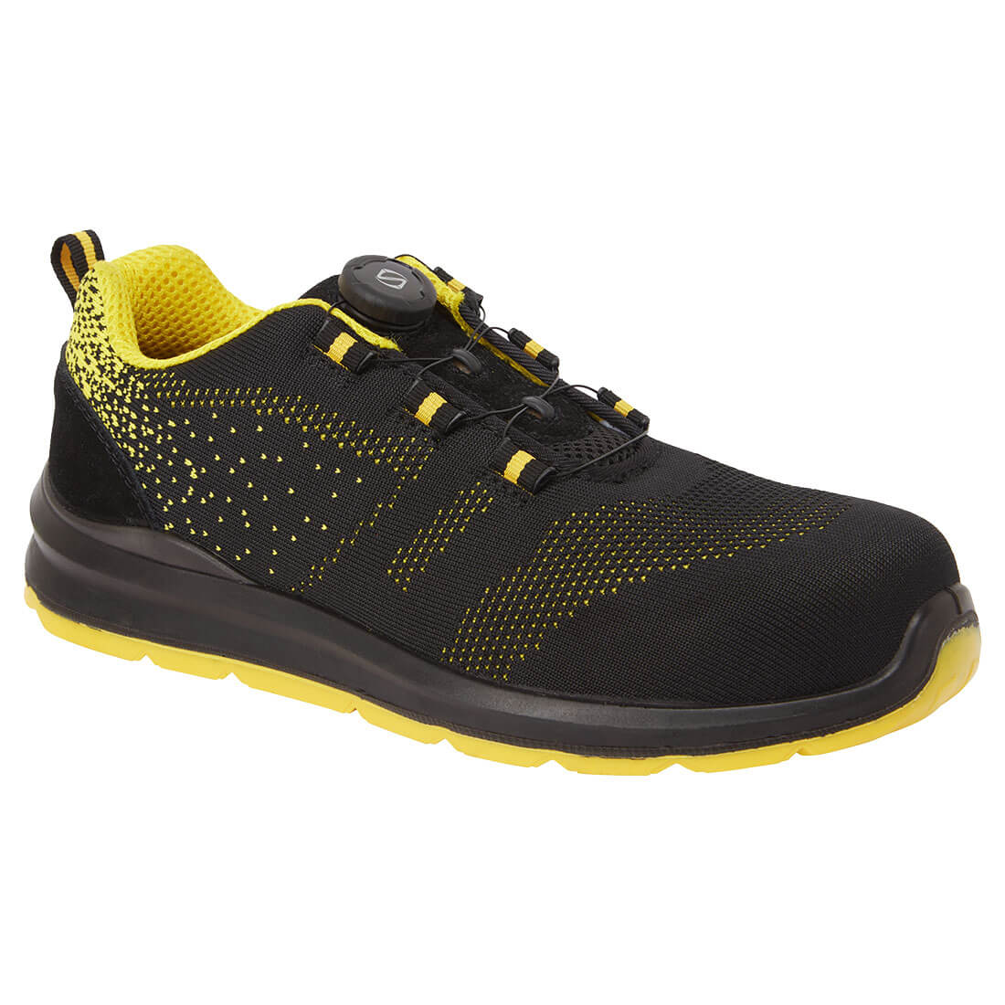 FT08BKY - SCARPA SPORTIVA CON LACCI DI SICUREZZA TRAINER KNIT S1P