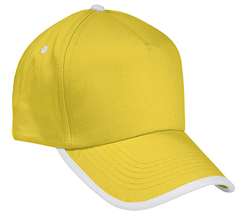 Cappellino a 5 pannelli bicolore Combi