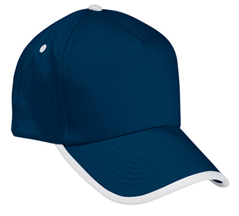 Cappellino a 5 pannelli bicolore Combi