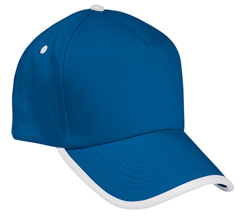 Cappellino a 5 pannelli bicolore Combi