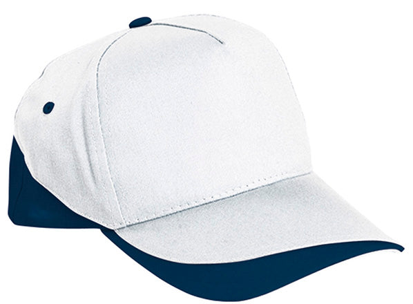 Cappellino a 5 pannelli bicolore Fort