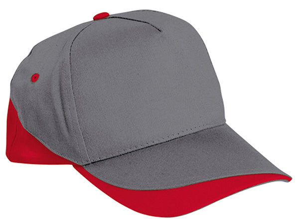 Cappellino a 5 pannelli bicolore Fort
