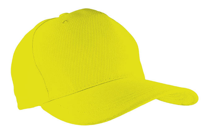 Cappellino di colori fluo a 5 pannelli Nantes