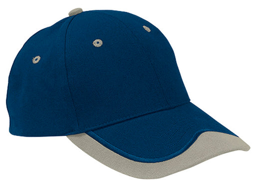 Cappellino a 6 pannelli con design bicolore Seatle