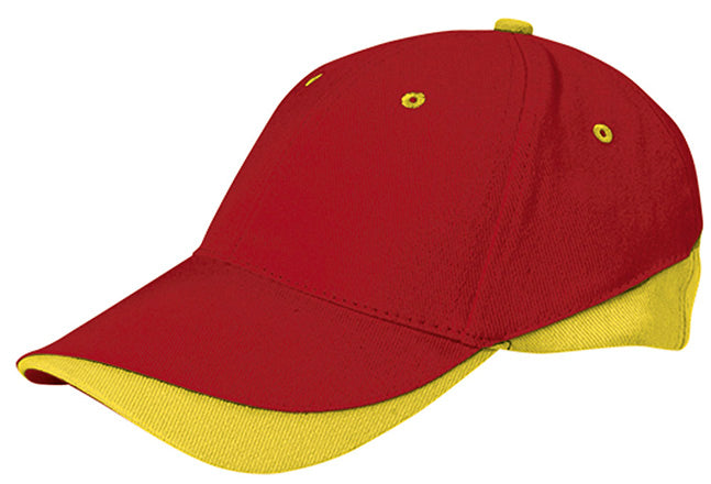 Cappellino a 6 pannelli bicolore Tuxton