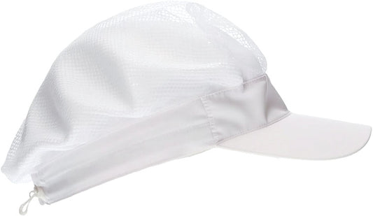 Cappello da cuoco con rete e visiera Masala