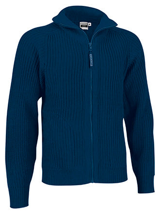 Cardigan pesante con collo alto e zip intera Vespa