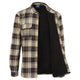 KA313BKR - KA3 Camicia a quadri foderata in sherpa