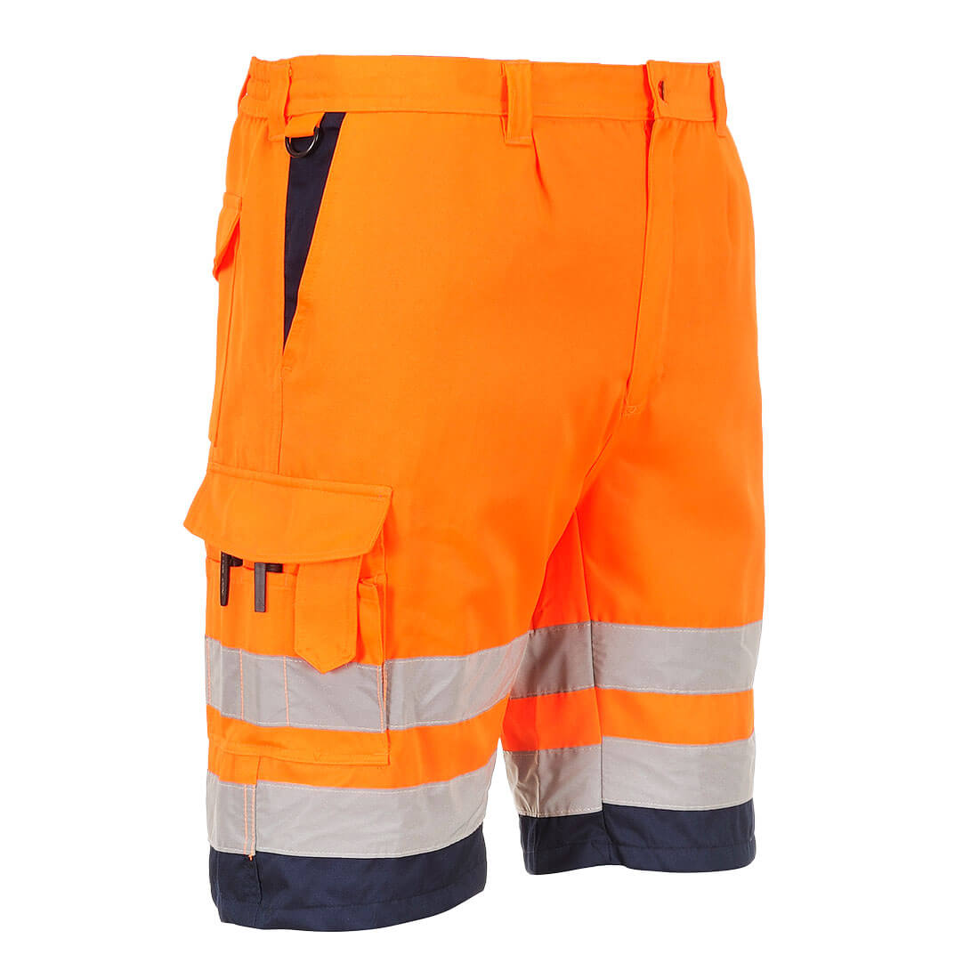 L043ONR - Bermuda alta visibilità leggere Poly-cotton