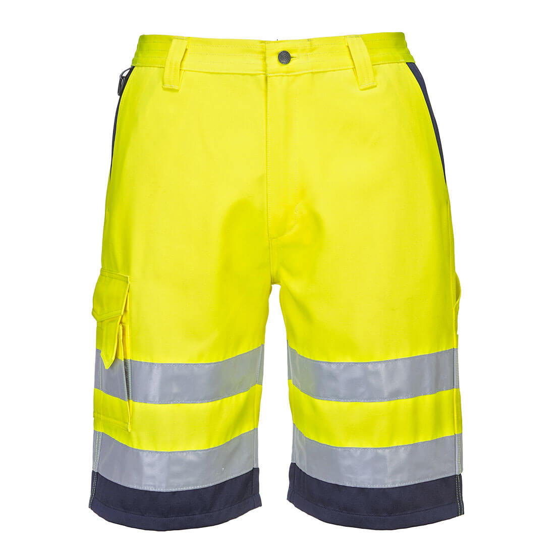 L043YNR - Bermuda alta visibilità leggere Poly-cotton