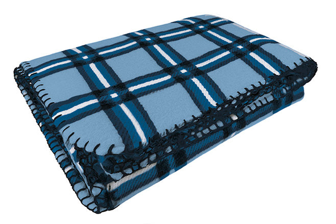 Coperta pile con stampa a quadri Terrain
