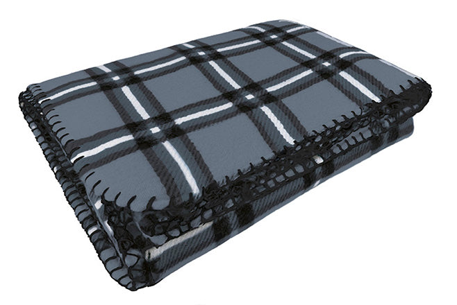 Coperta pile con stampa a quadri Terrain