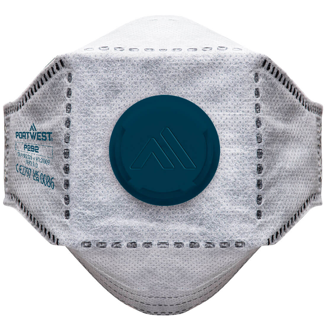 P292WHR - EAGLE FFP2 Respiratore piatto pieghevole al carbonio con valvola ( Pk10 )