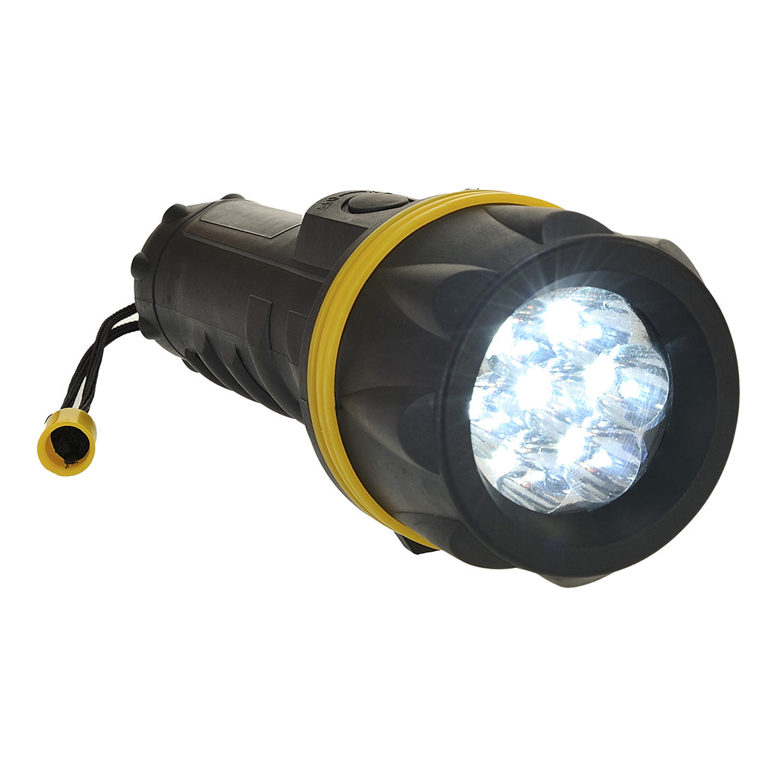 PA60YBR - Torcia in gomma a 7 LED