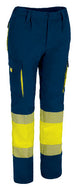 Pantalone multitasche bicolore ad alta visibilità Aberdeen
