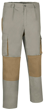 Pantaloni da lavoro multitasche con design bicolore e tricolore Darko