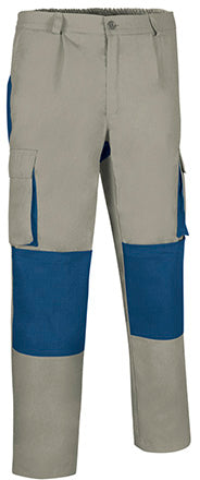 Pantaloni da lavoro multitasche con design bicolore e tricolore Darko