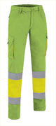 Pantalone multitasche ad alta visibilità bicolore Factory