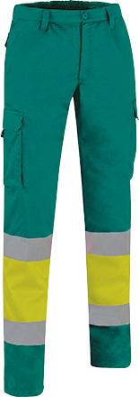 Pantalone multitasche bicolore ad alta visibilità Myrland