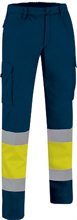 Pantalone multitasche bicolore ad alta visibilità Myrland
