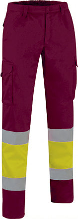 Pantalone multitasche bicolore ad alta visibilità Myrland
