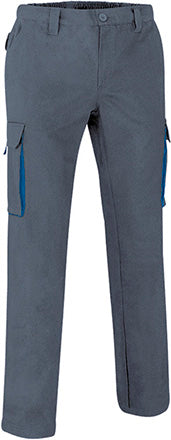Pantaloni da lavoro multitasche con design bicolore Thunder