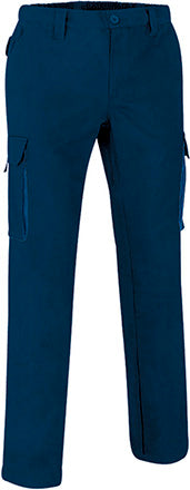Pantaloni da lavoro multitasche con design bicolore Thunder