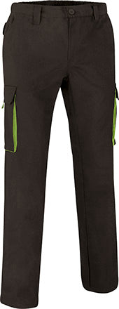 Pantaloni da lavoro multitasche con design bicolore Thunder