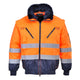 PJ50ONR - Giacca Pilot Hi-Vis 3 in-1