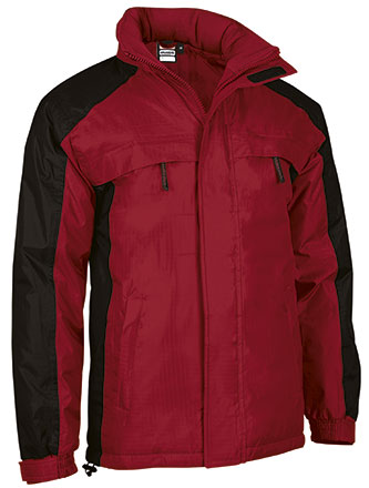 Parka impermeabile bicolore con cappuccio a scomparsa Arkansas