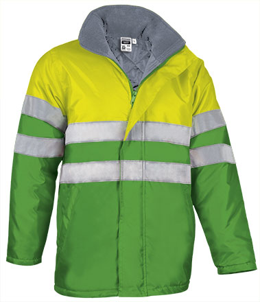 Parka impermeabile ad alta visibilità con cappuccio Traffic