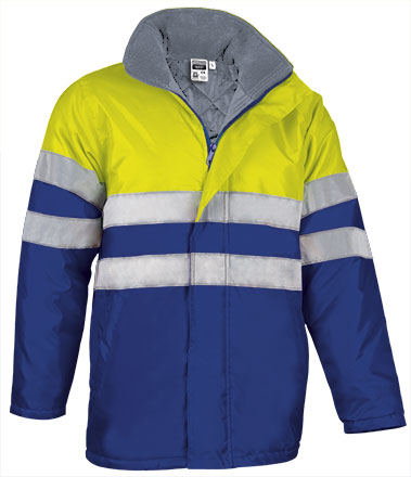 Parka impermeabile ad alta visibilità con cappuccio Traffic