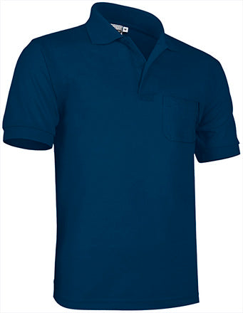 Polo con manica corta e taschino Neptuno