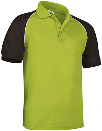 Polo manica corta con design a contrasto Venur
