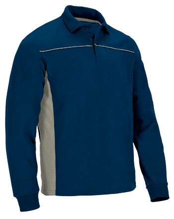 Polo manica lunga bicolore Thunder